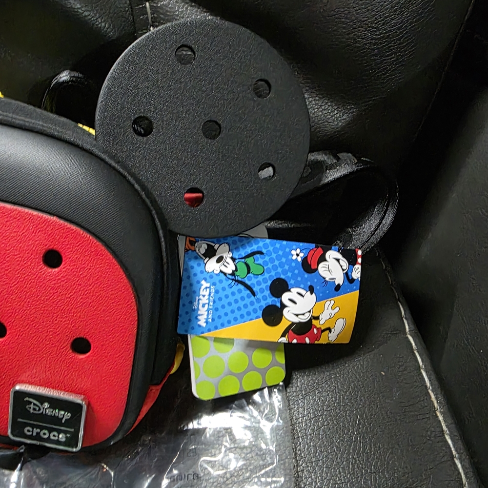 Disney X Crocs Mickey  Belt Bag in Red and Black NWT - Picture 2 of 16